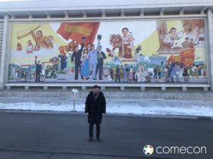 Murales cinema Nord Corea