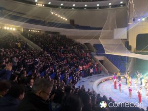 Spettacolo circo popolazione Nord Corea